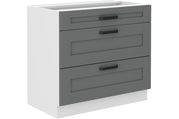 Szafka dolna 3 szuflady 80 D 3S PREMIUM BOX
